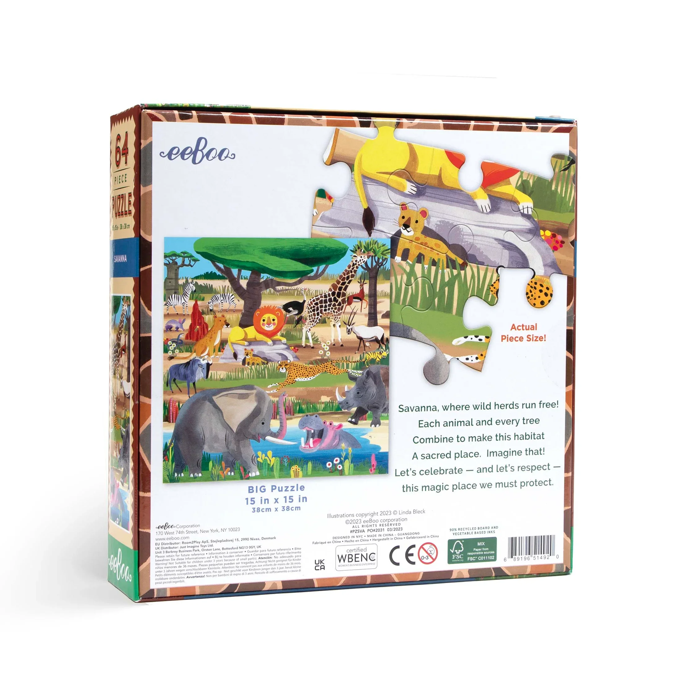 64 Pc Puzzle – Savanna - Image 5