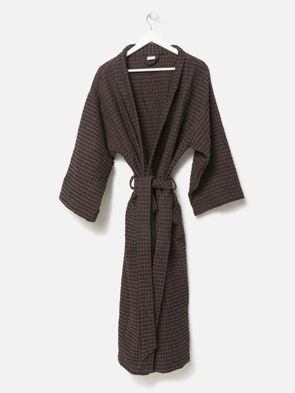 Aalto Womens Robe | Midnight/Mahogany