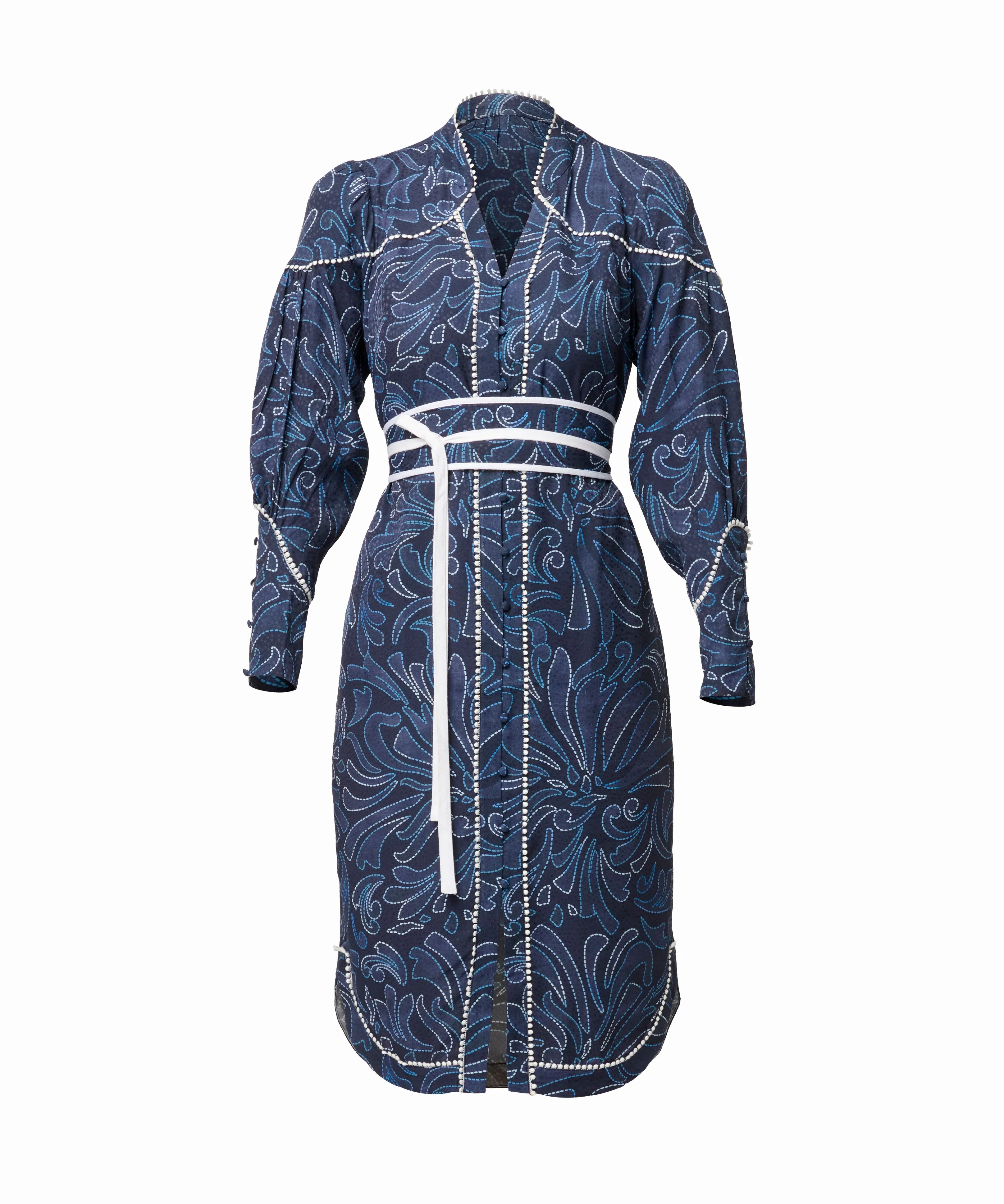 Adela Viscose Dobby Dress | Altamira - Image 9