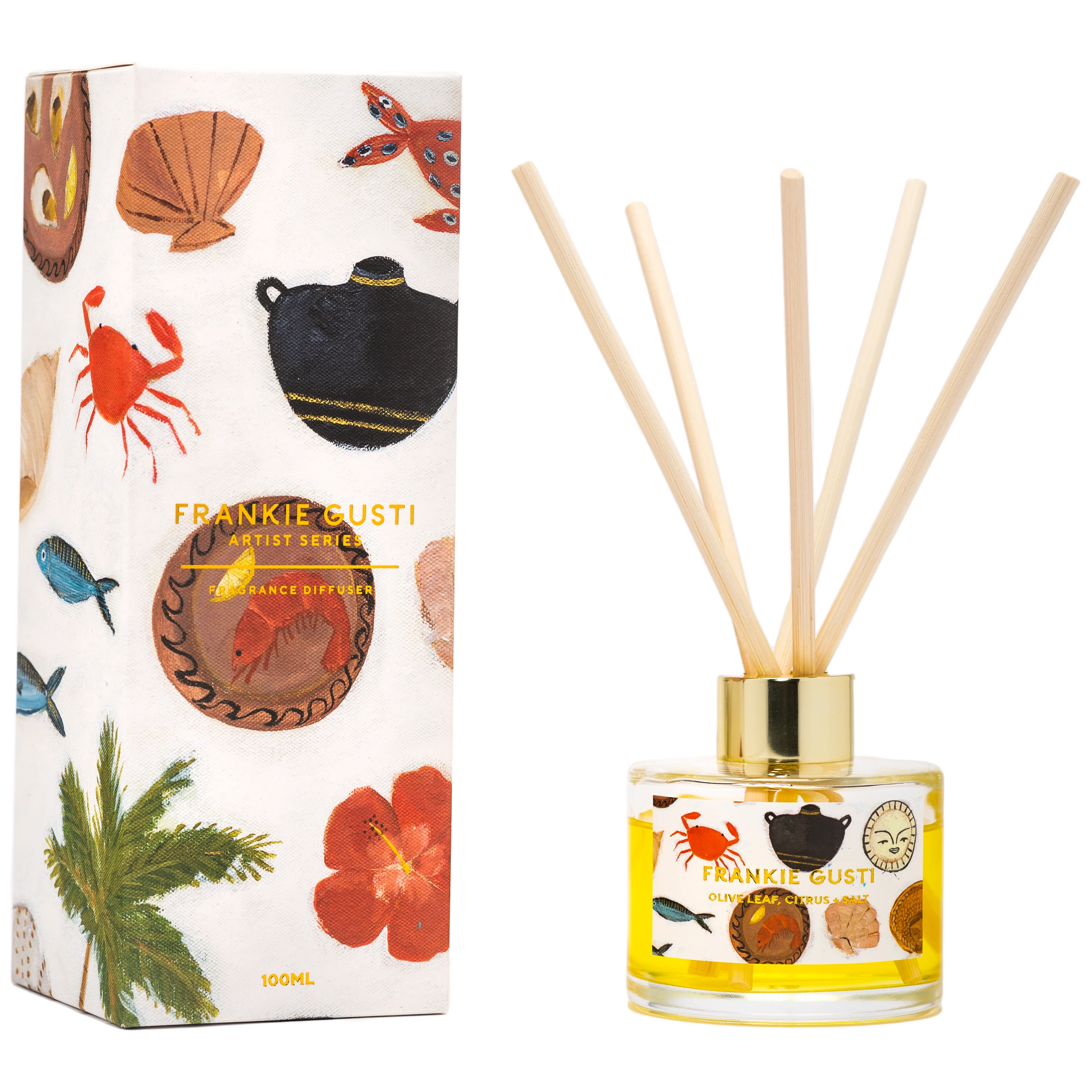 ARTIST SERIES DIFFUSER | OLIVE LEAF, CITRUS + SALT | GABRIELLE DIAMANTIS
