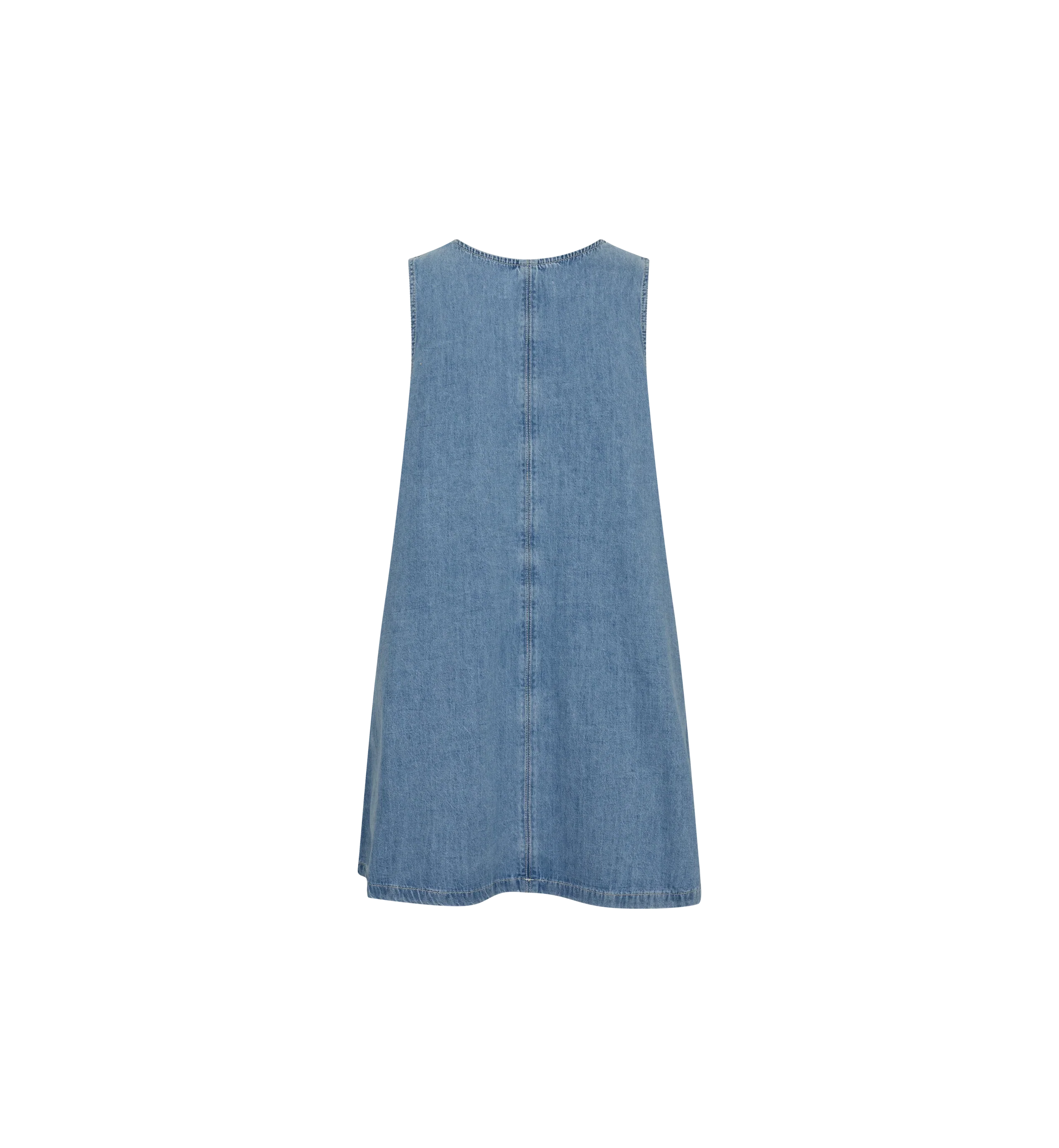 Aya Denim Dress | Light Blue - Image 6