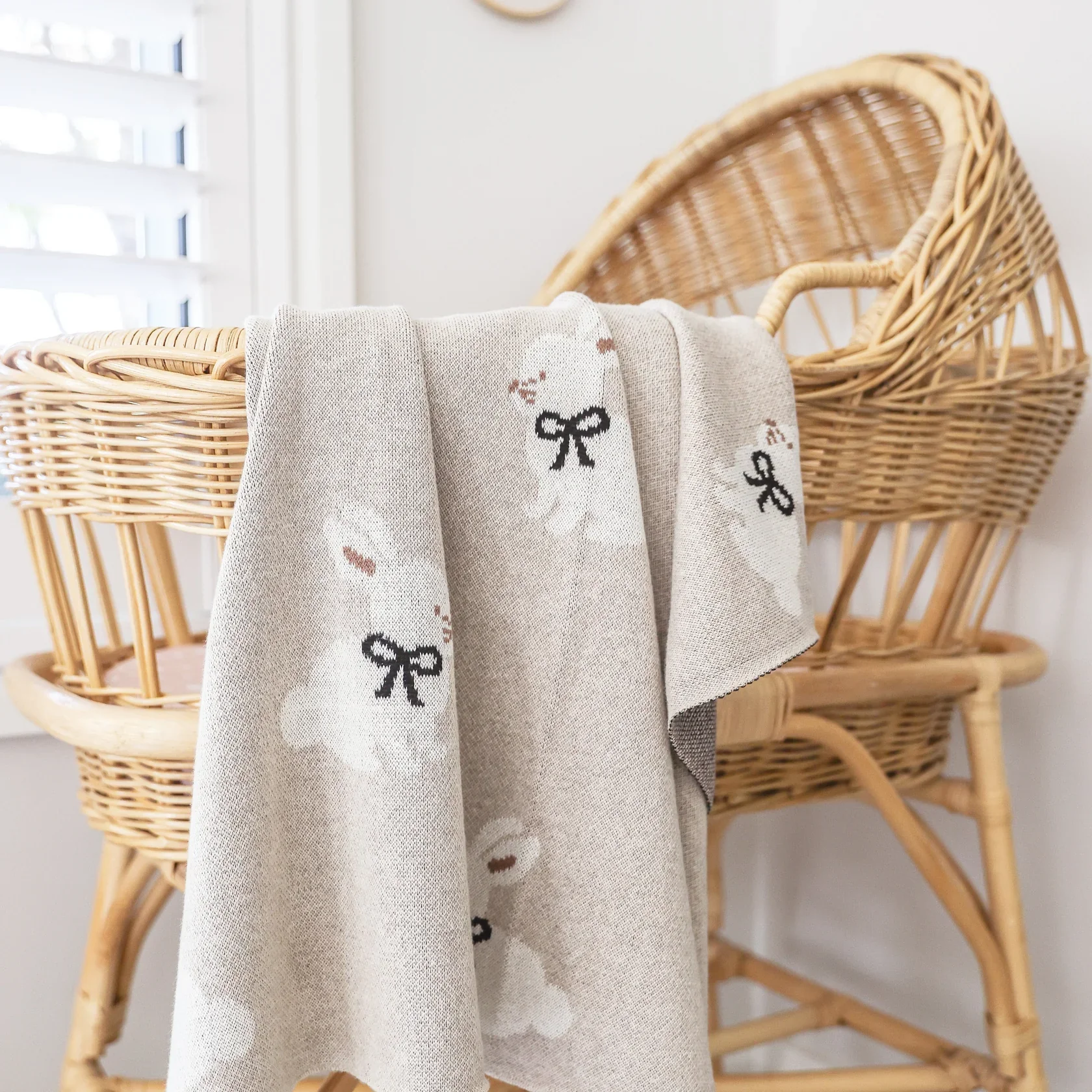 Baby Bunny Blanket | Natural - Image 2