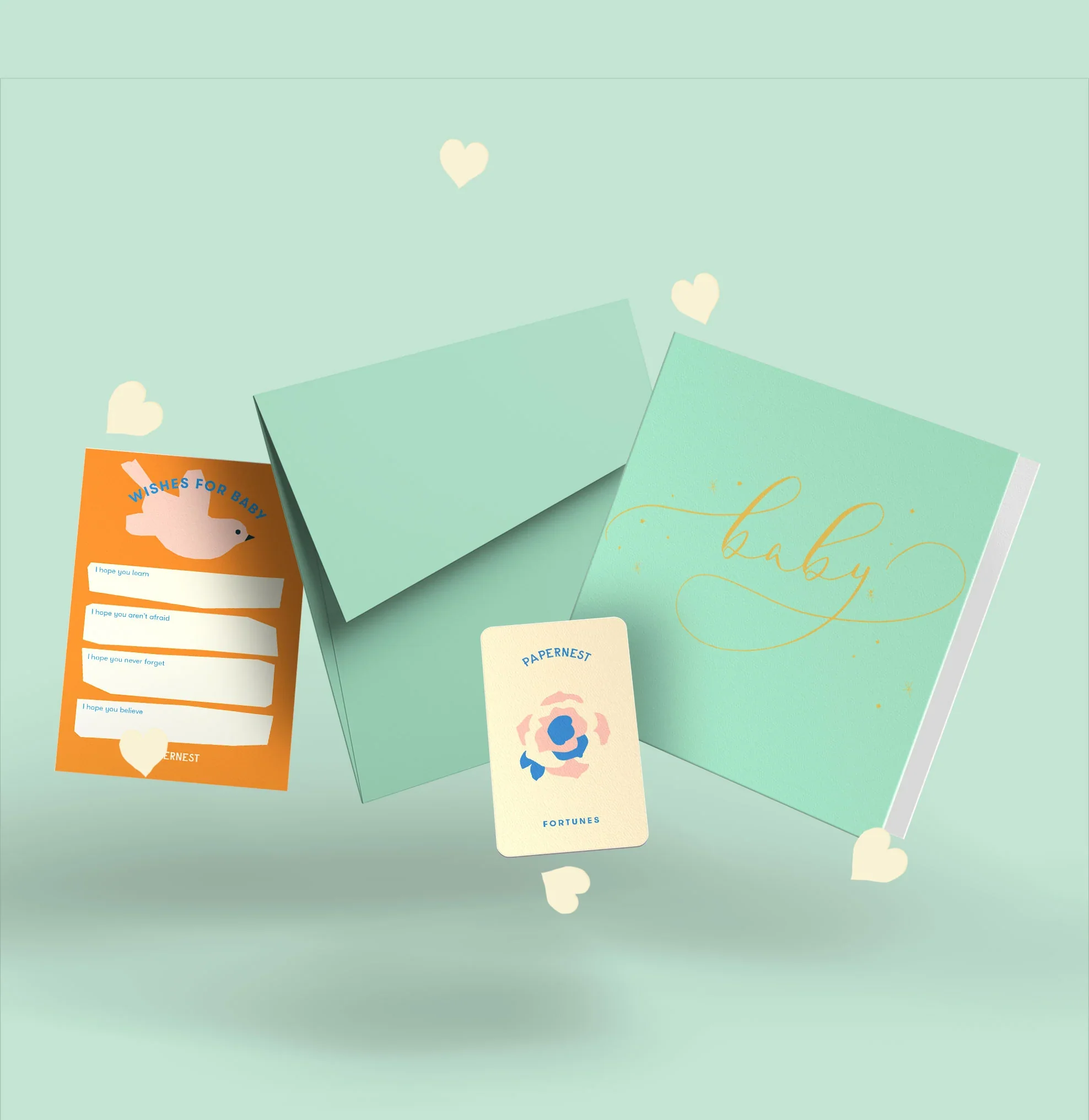 Baby Constellations Card | Mint - Image 2