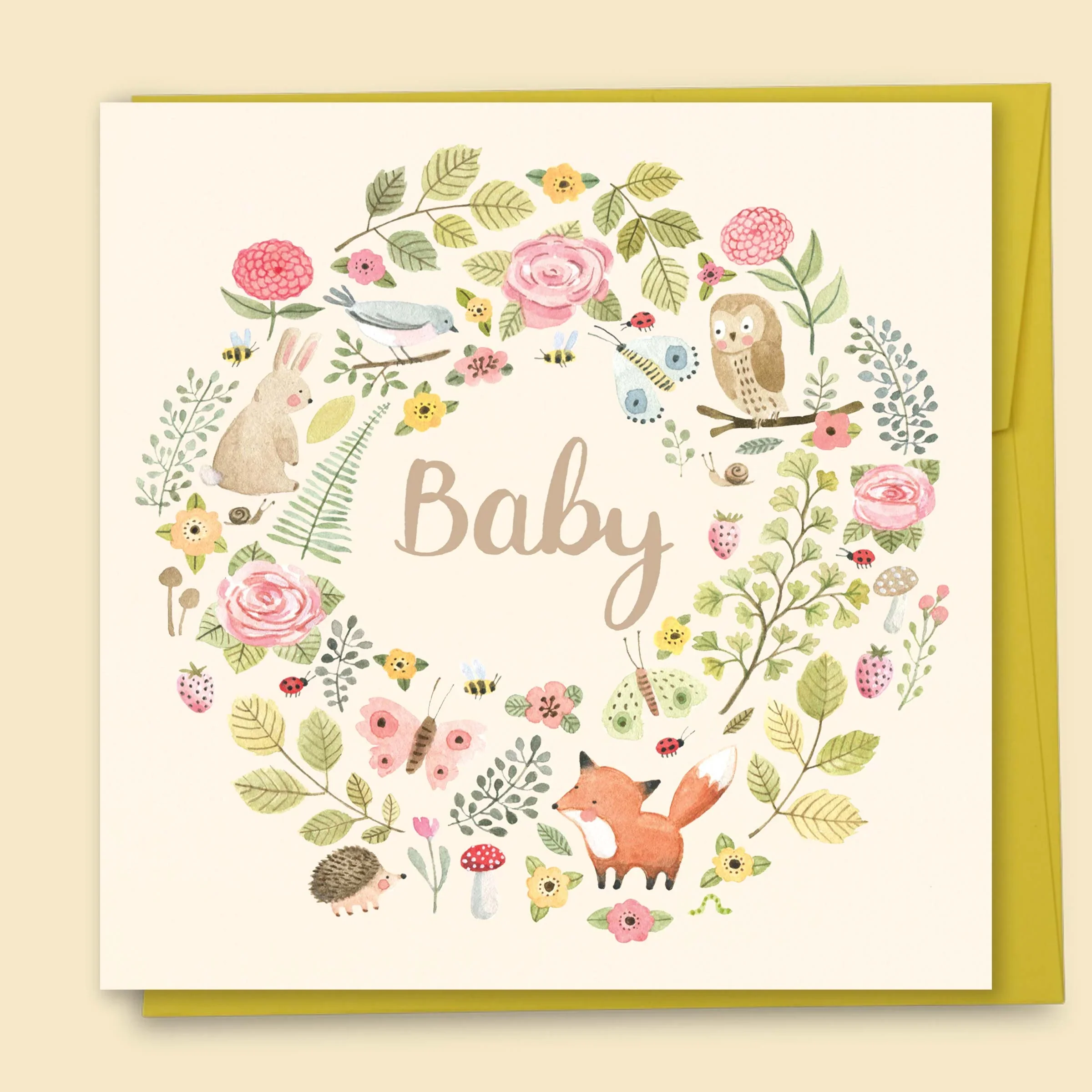 Baby Forest Creatures Card