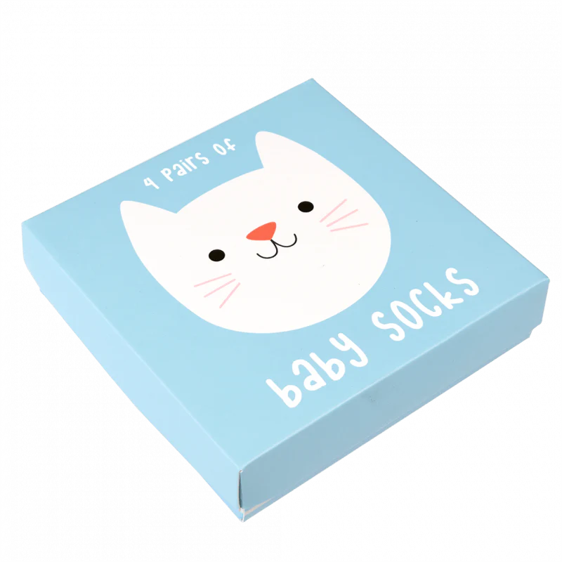 Baby Socks 4 Pairs | Kitten