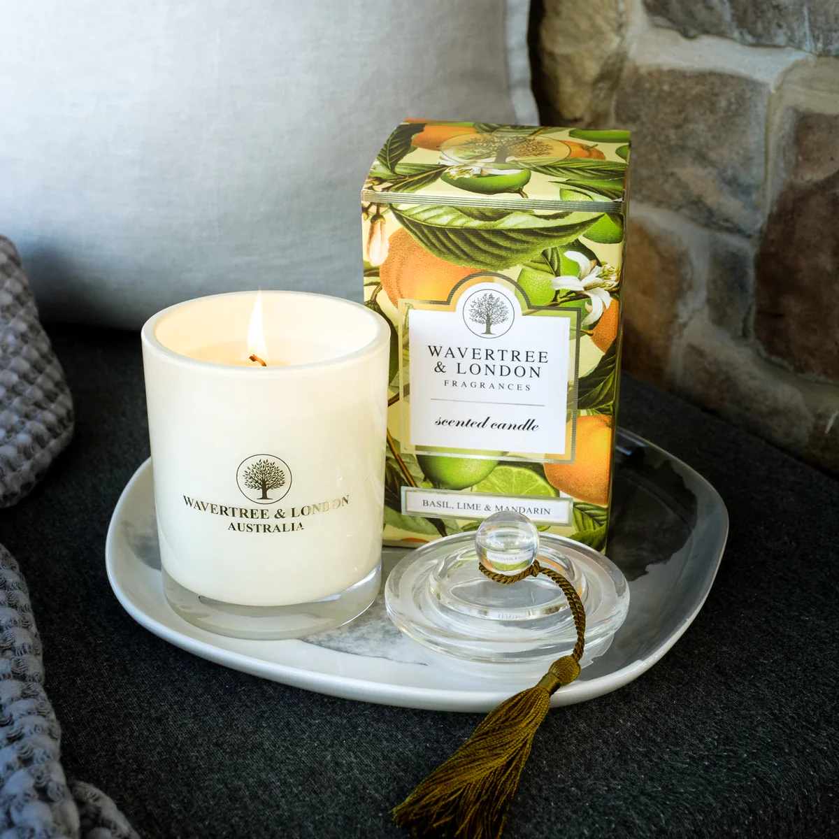 Basil, Lime & Mandarin Candle - Image 3