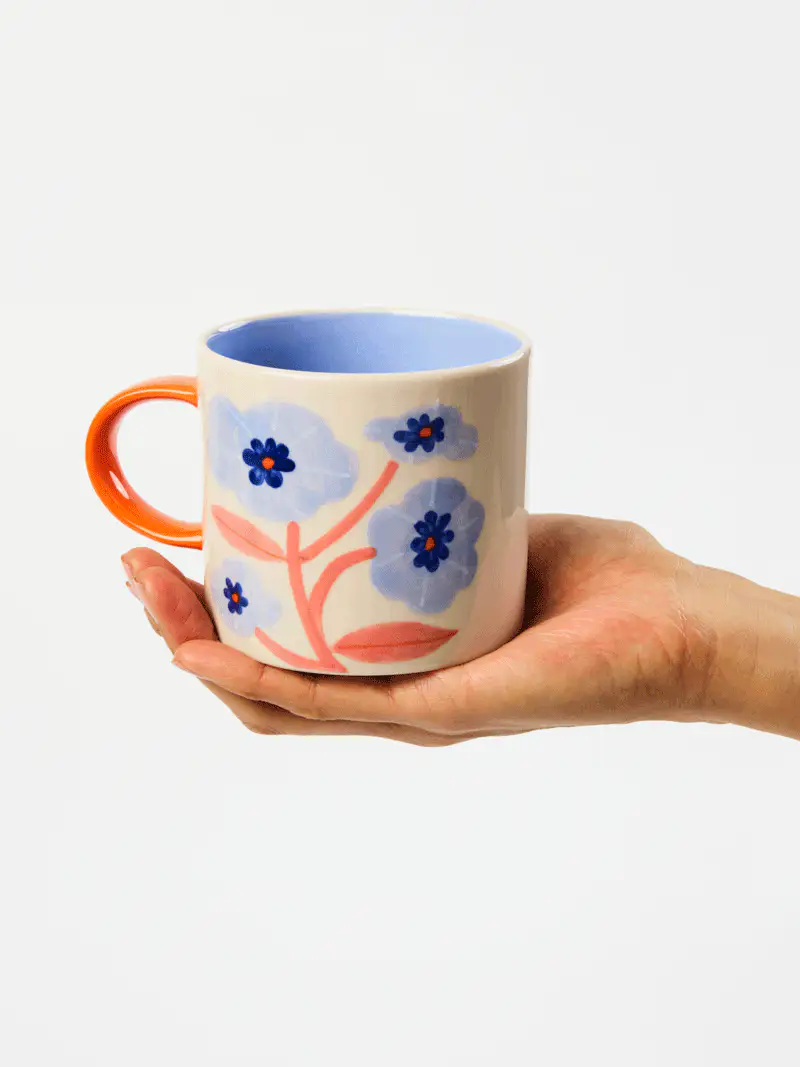 Bloomie Flower Mug | Blue - Image 2