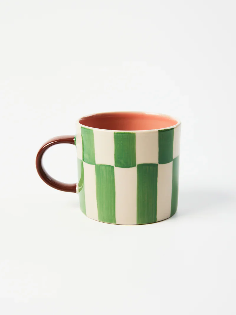 Bloomie Check Mug | Green