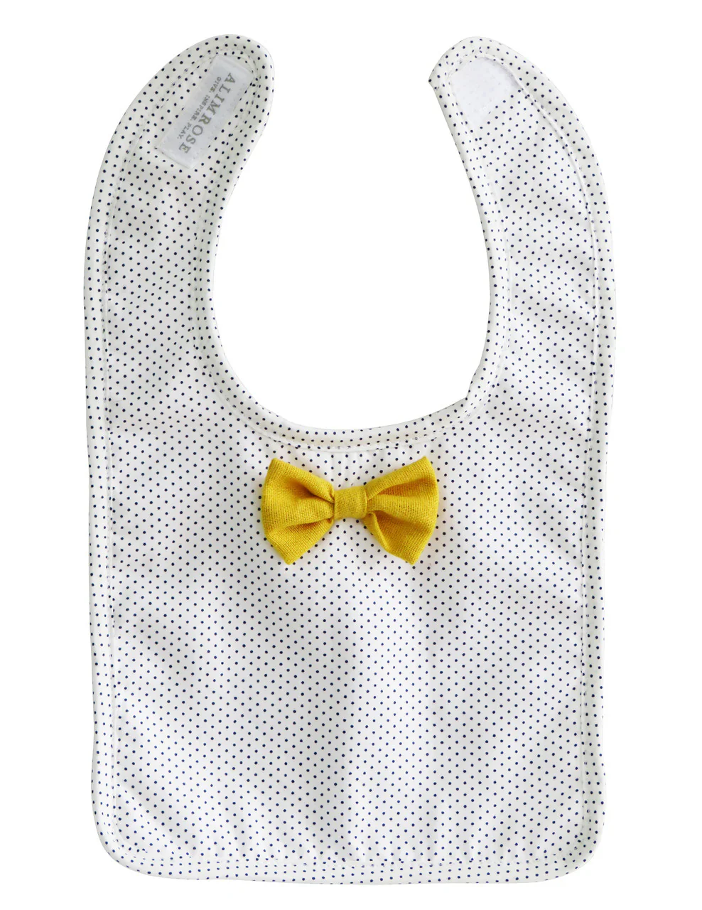 Bow Tie Bib | Navy Pinspot - Image 3