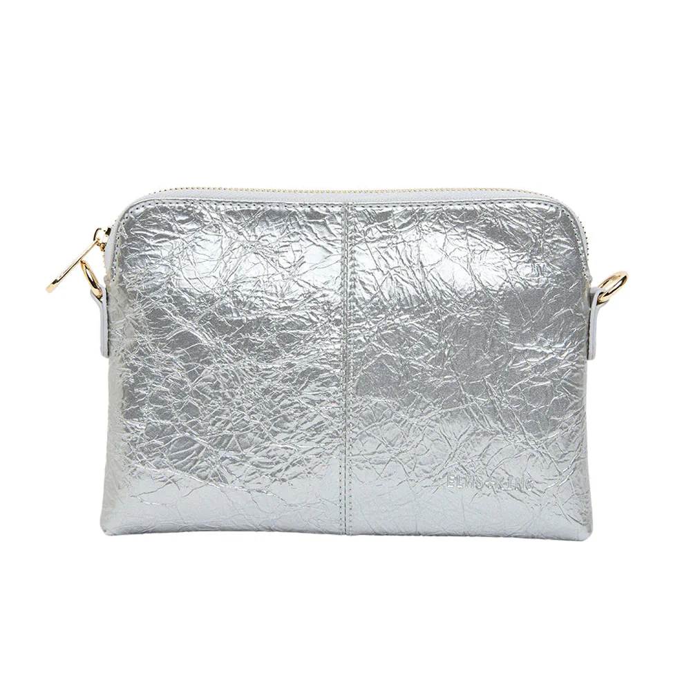 Bowery Wallet | Silver Crinkle