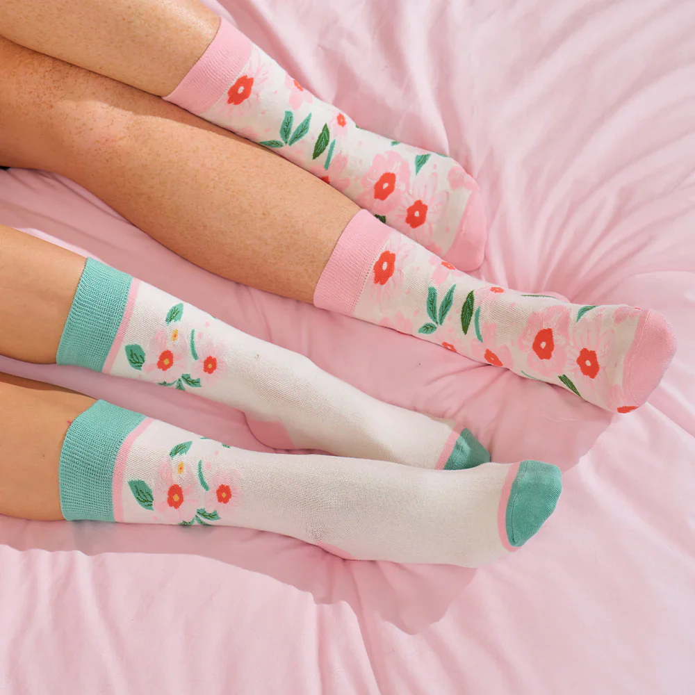 Boxed Socks Set of 2 | Meadow Blush - Image 3