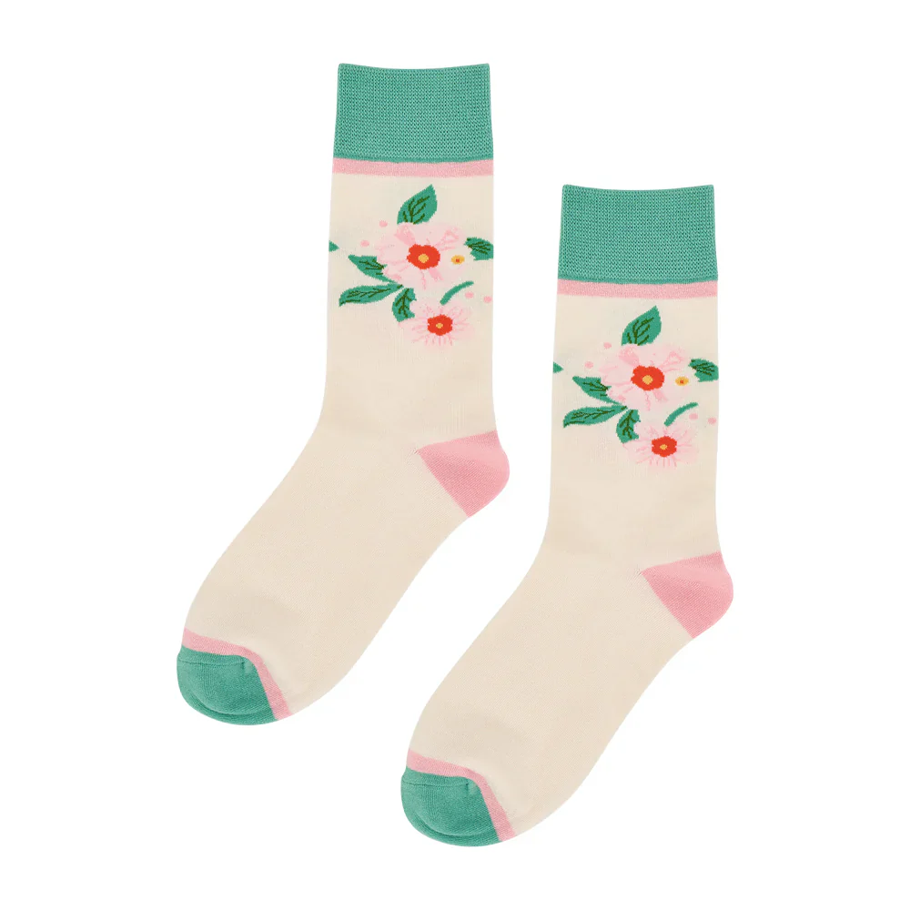 Boxed Socks Set of 2 | Meadow Blush - Image 4