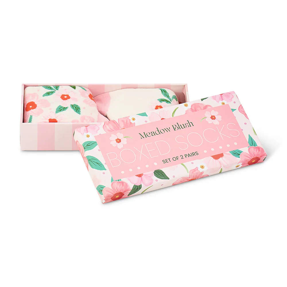 Boxed Socks Set of 2 | Meadow Blush - Image 7