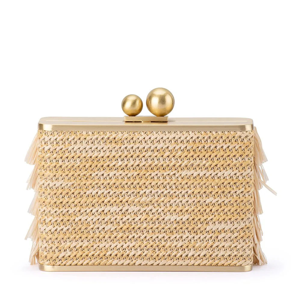 Carlita Carnivale Fringed Shoulder Bag | Natural - Image 4