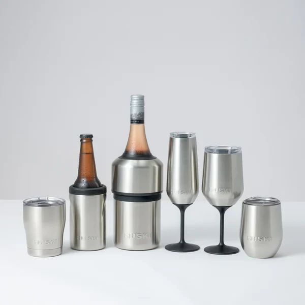 Huski Champagne Flute | Brushed Stainless - Image 6