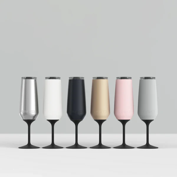 Huski Champagne Flute | Brushed Stainless - Image 7