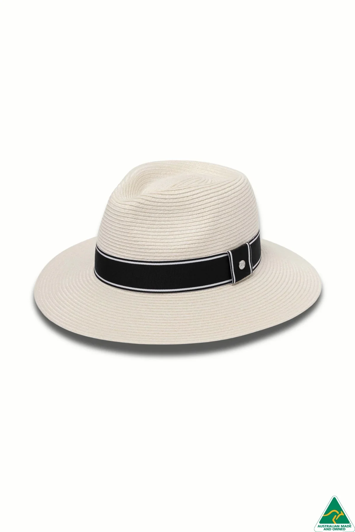 Chicago Golf Fedora Ivory/Black - Image 2