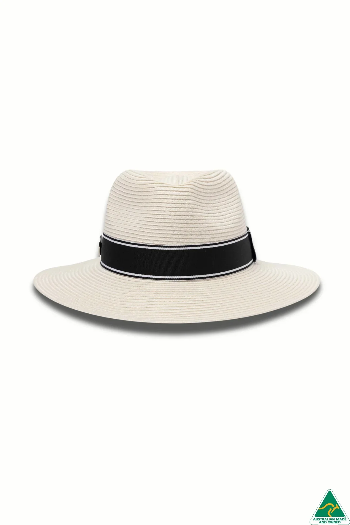 Chicago Golf Fedora Ivory/Black - Image 3