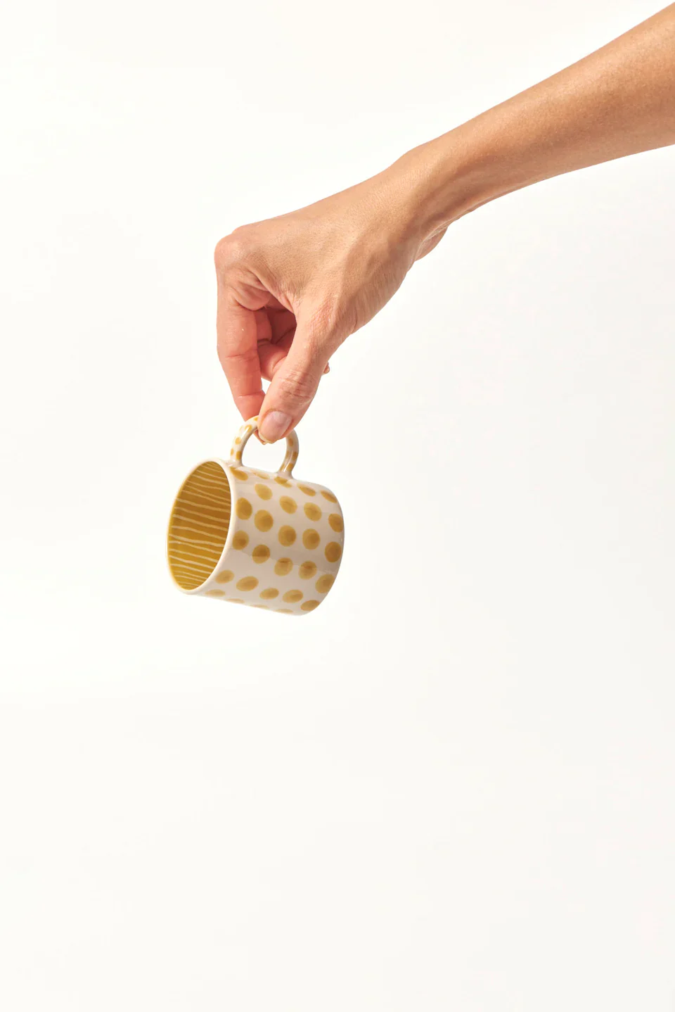 Chino Espresso Cup | Mustard Dot - Image 2