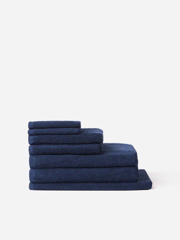 Classic Cotton Towel Bundle | Navy