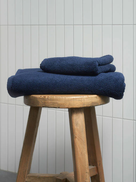 Classic Cotton Towel Bundle | Navy - Image 2