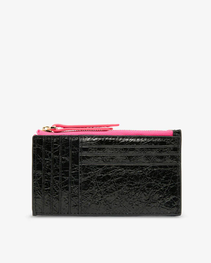 Compact Wallet | Black Crinkle - Image 4