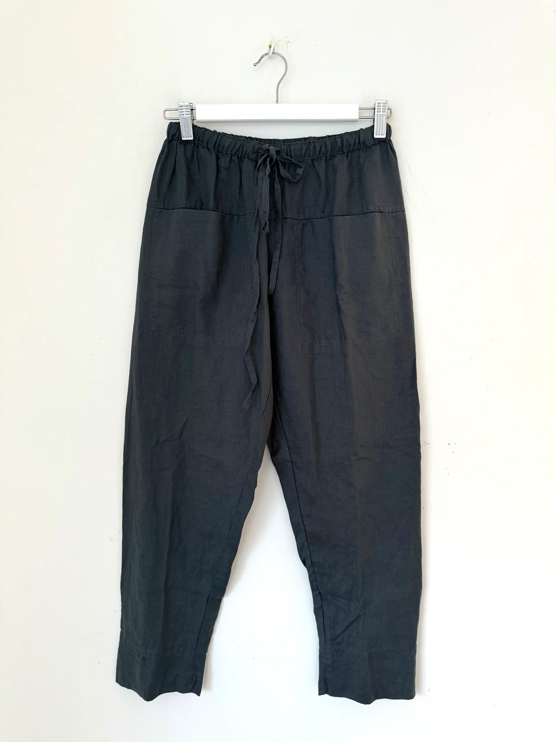 Darcy Pant | Charcoal Linen - Image 7