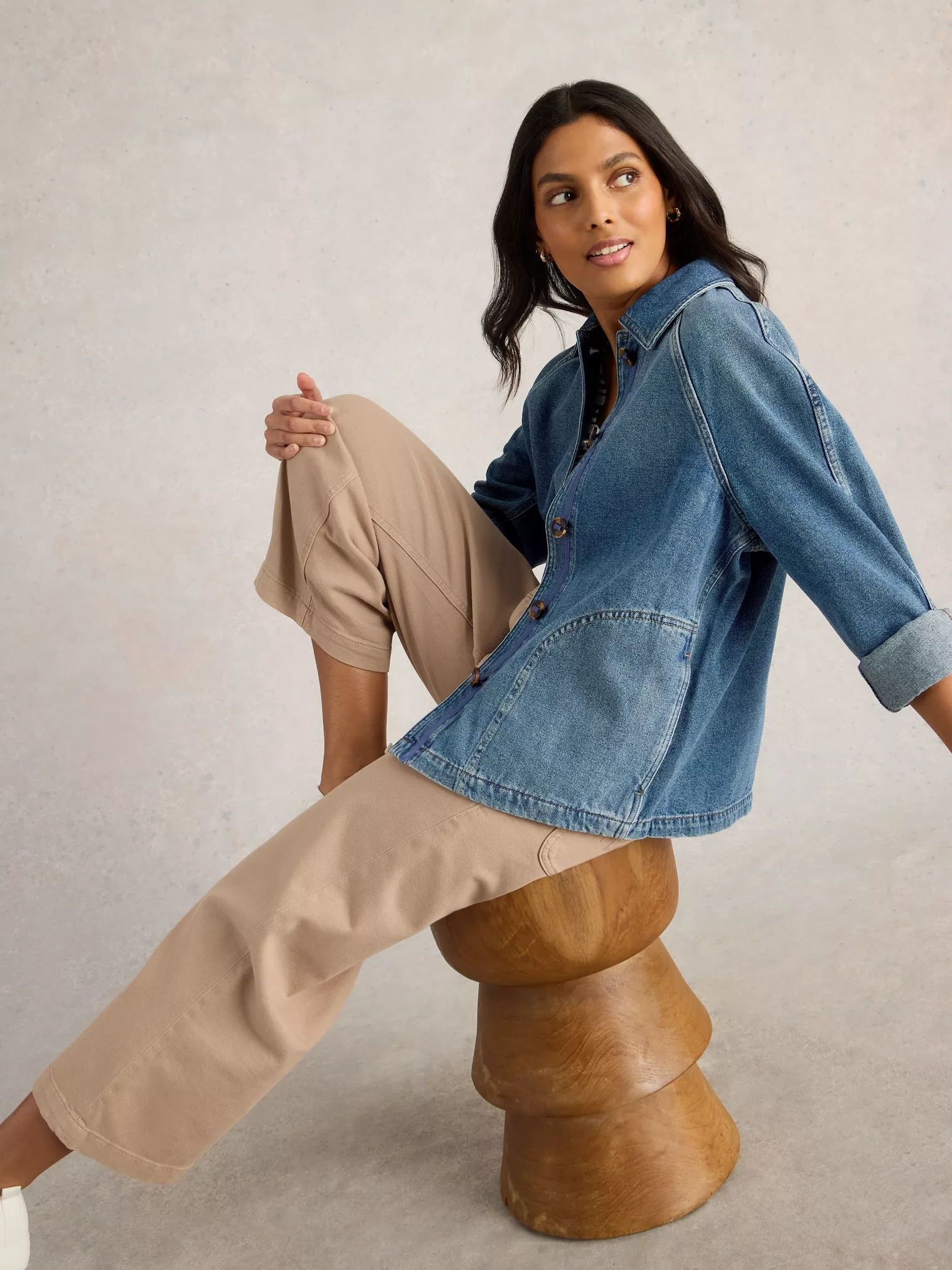 Eden Denim Jacket | Mid Denim - Image 4