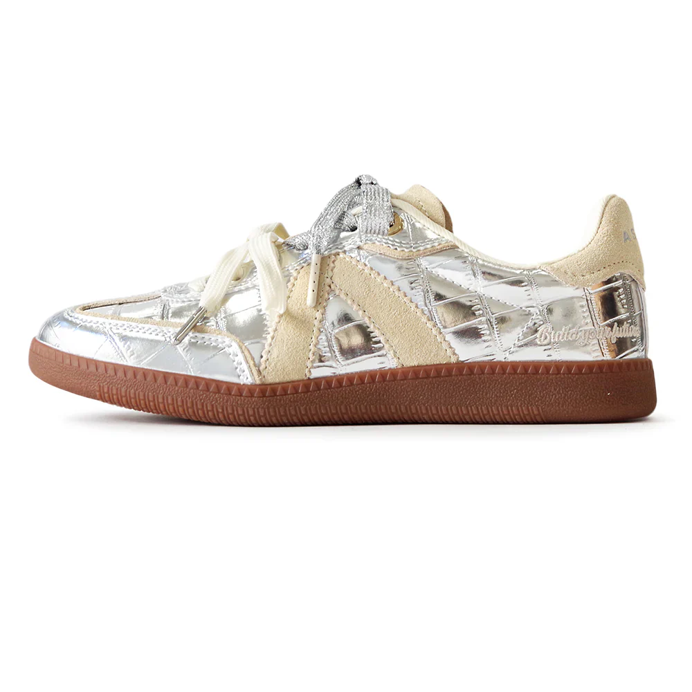 Elite Classic Silver Croc/ Tan