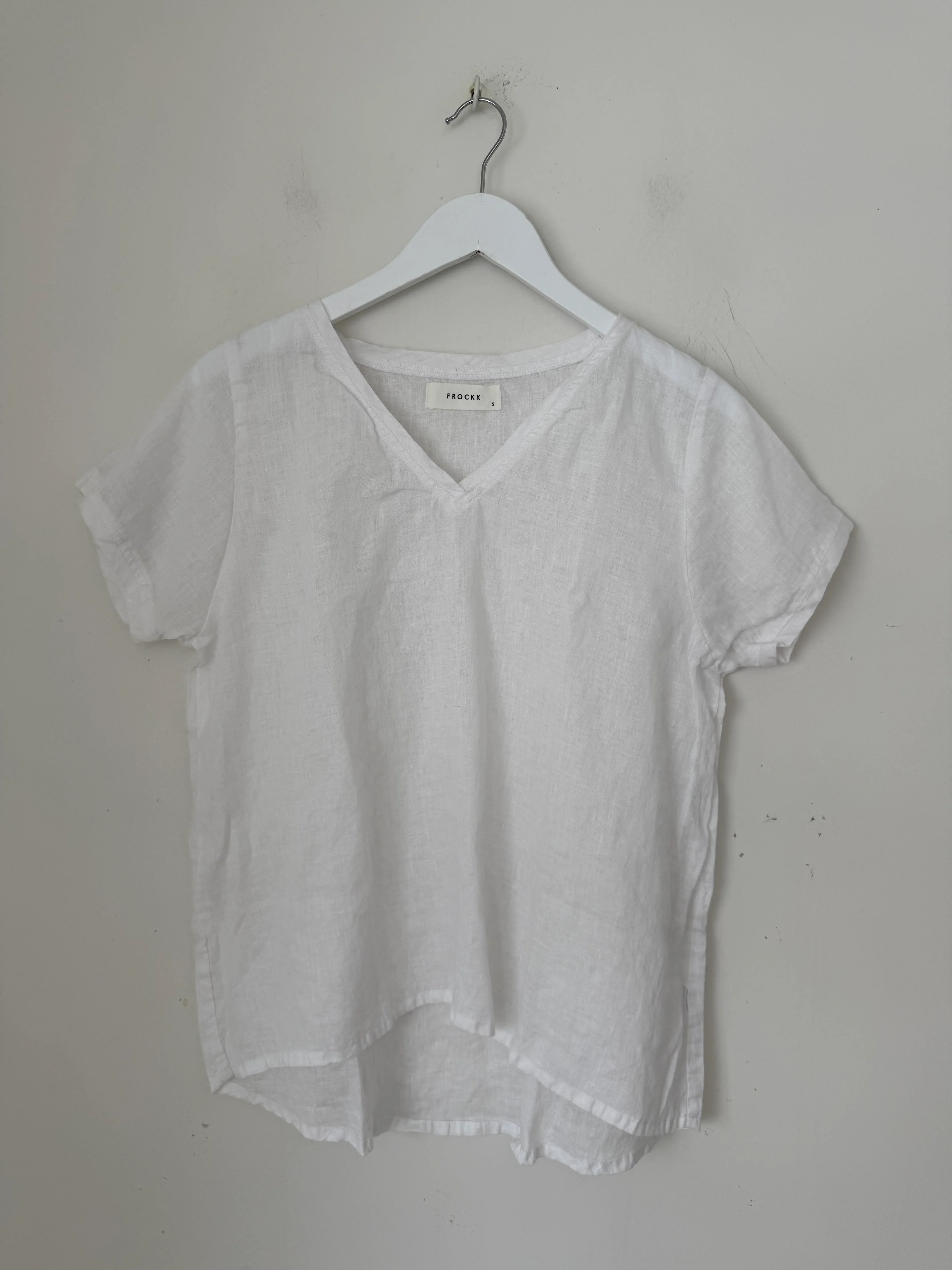 Ellie V Neck Top | White - Image 11
