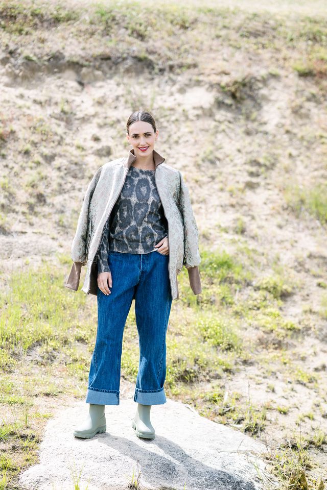 M.A.Dainty Emery Top | Snow Leopard - Image 2