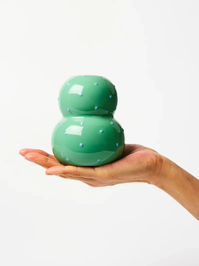 Fonda Dotty Vase | Green Blue - Image 4