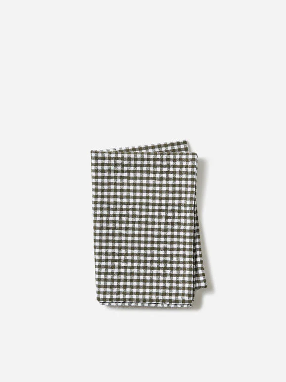 Gingham Washed Cotton Tea Towel - Image 5