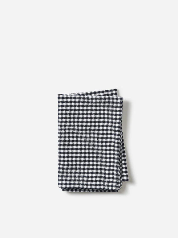 Gingham Washed Cotton Tea Towel - Image 6