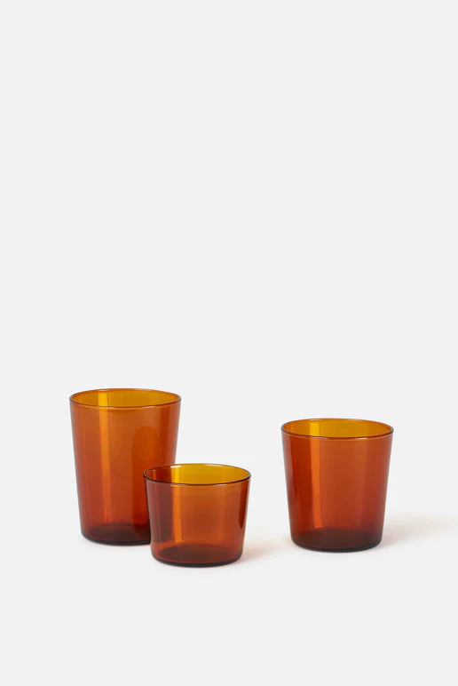 Glass Tumbler 250ml | Amber - Image 4