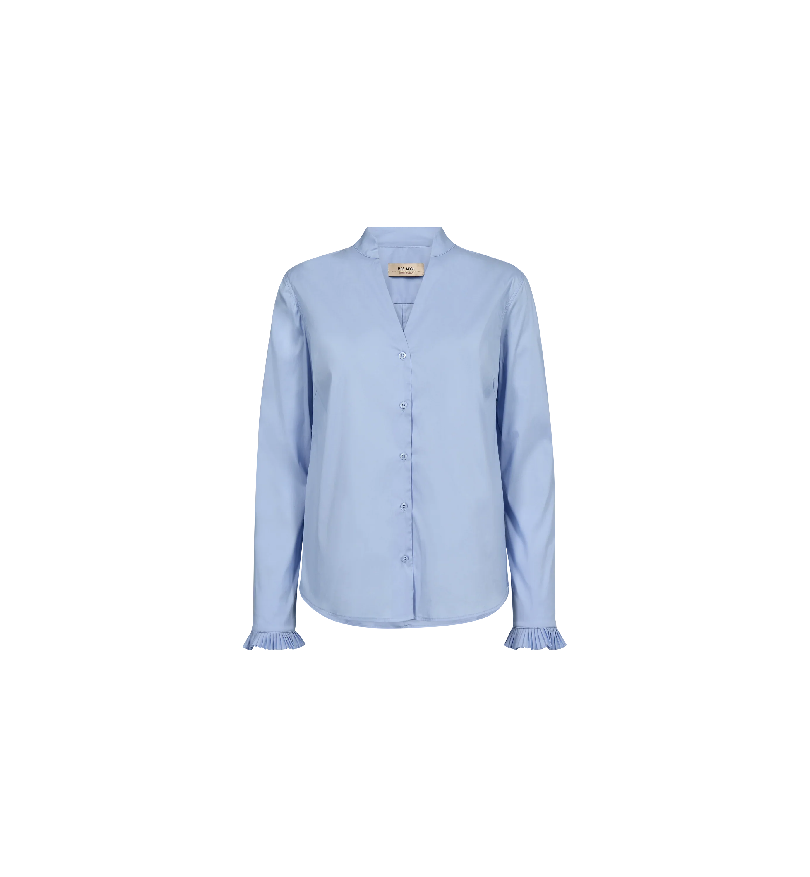 Hassie Pleat Shirt | Brunnera Blue - Image 4
