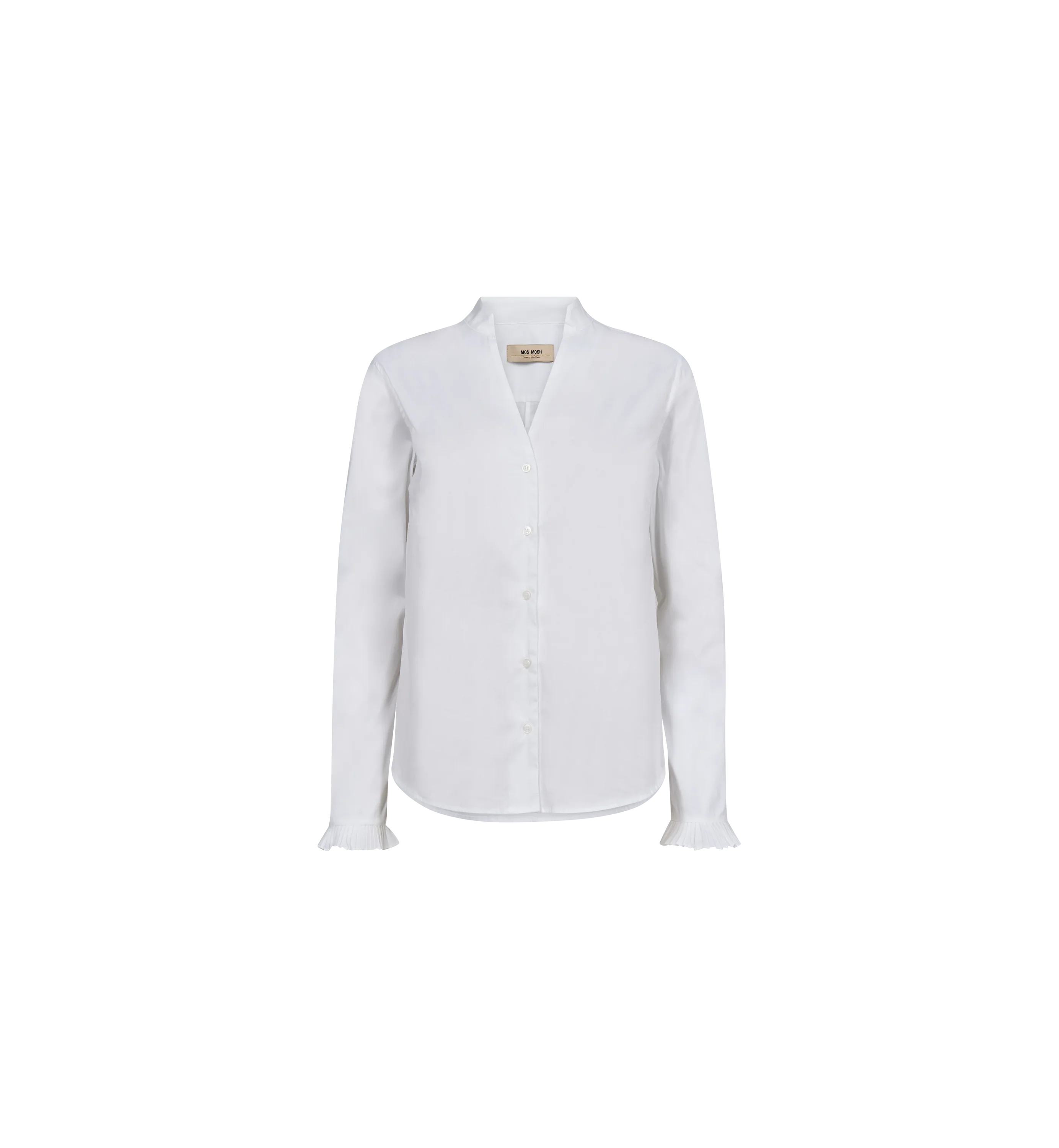 Hassie Pleat Shirt | White - Image 3