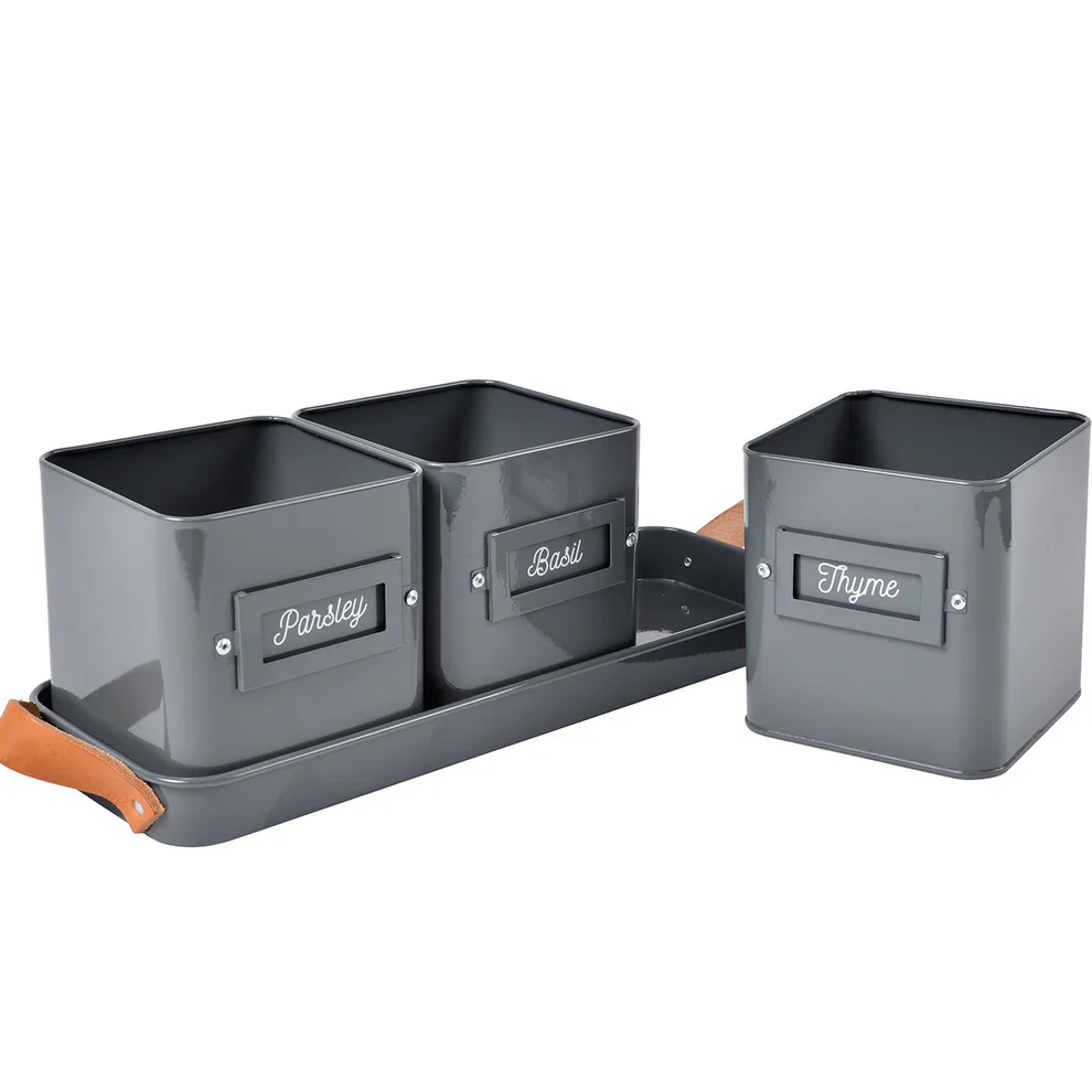 Herb Pots | Charcoal - Image 2