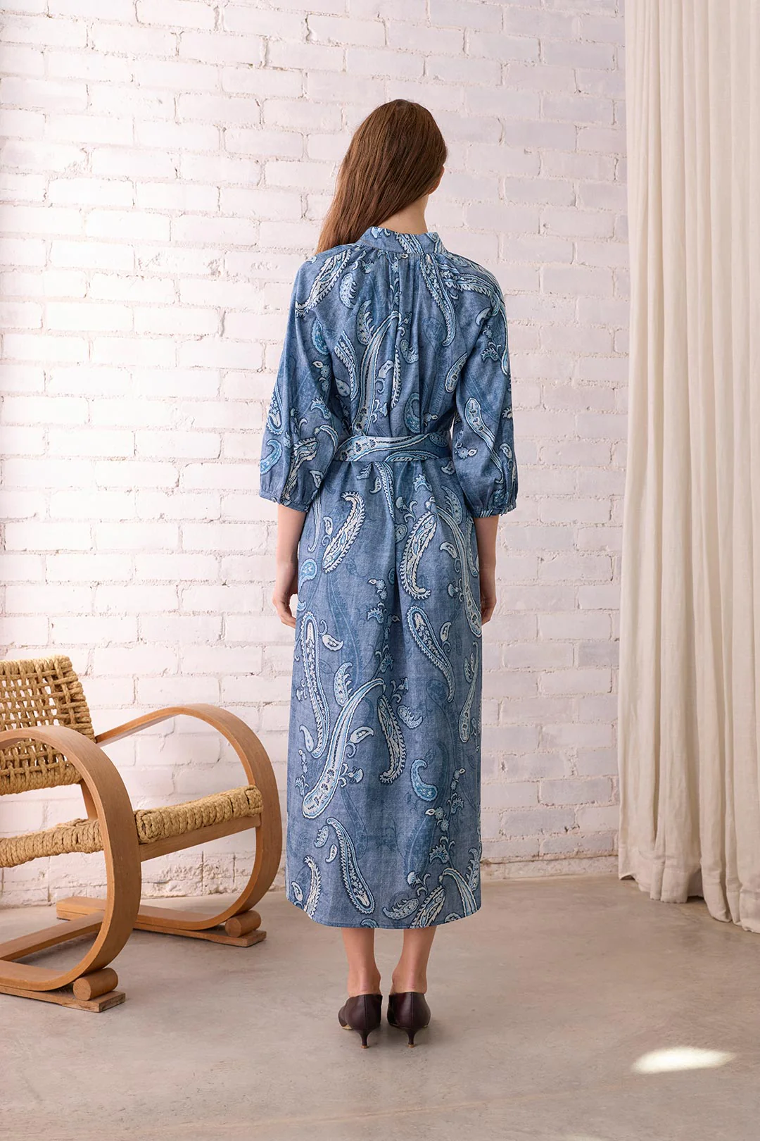 Indie Fleetwood Midi Dress | Denim - Image 4
