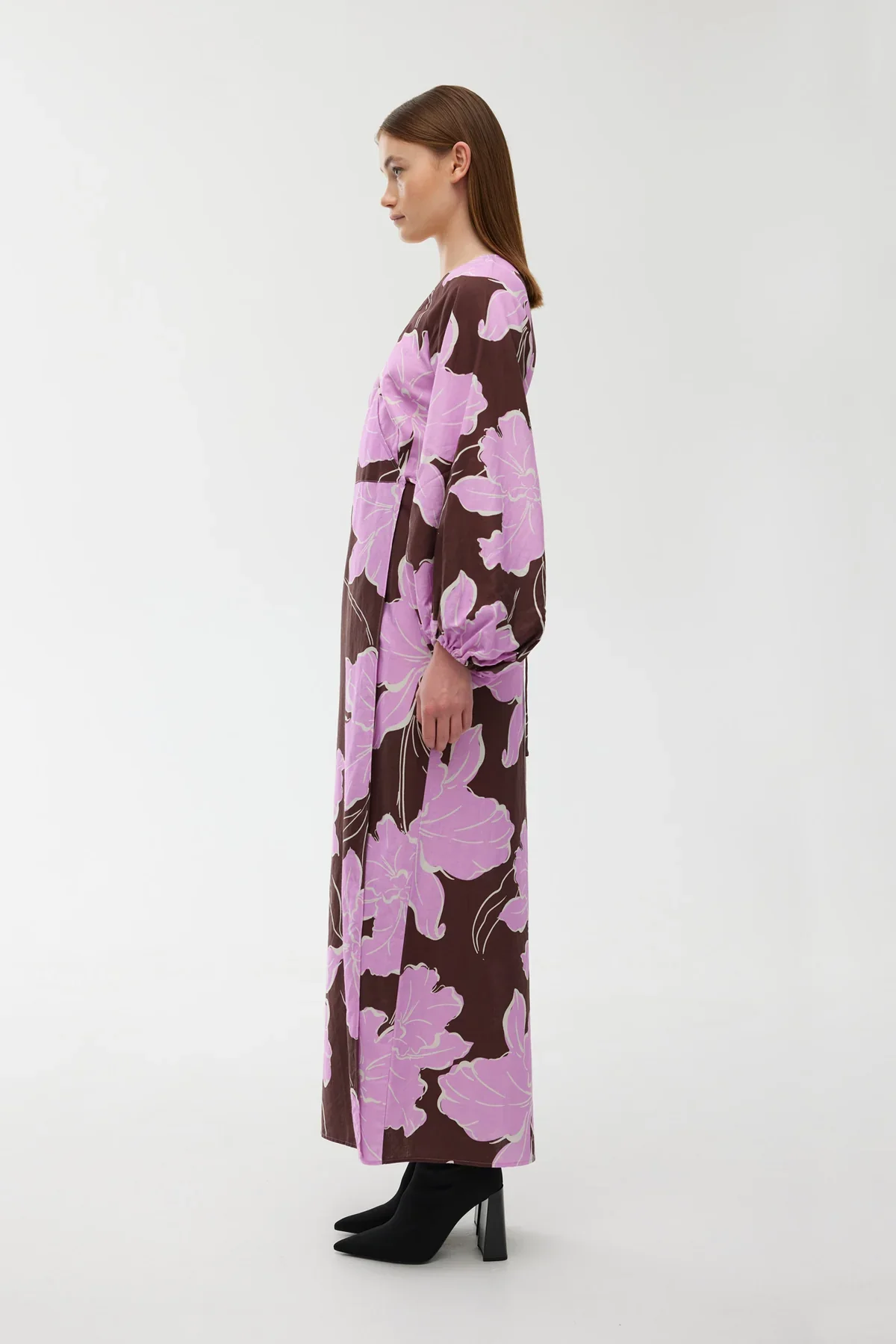 Ines Wrap Dress | Magnolia Bloom - Image 4