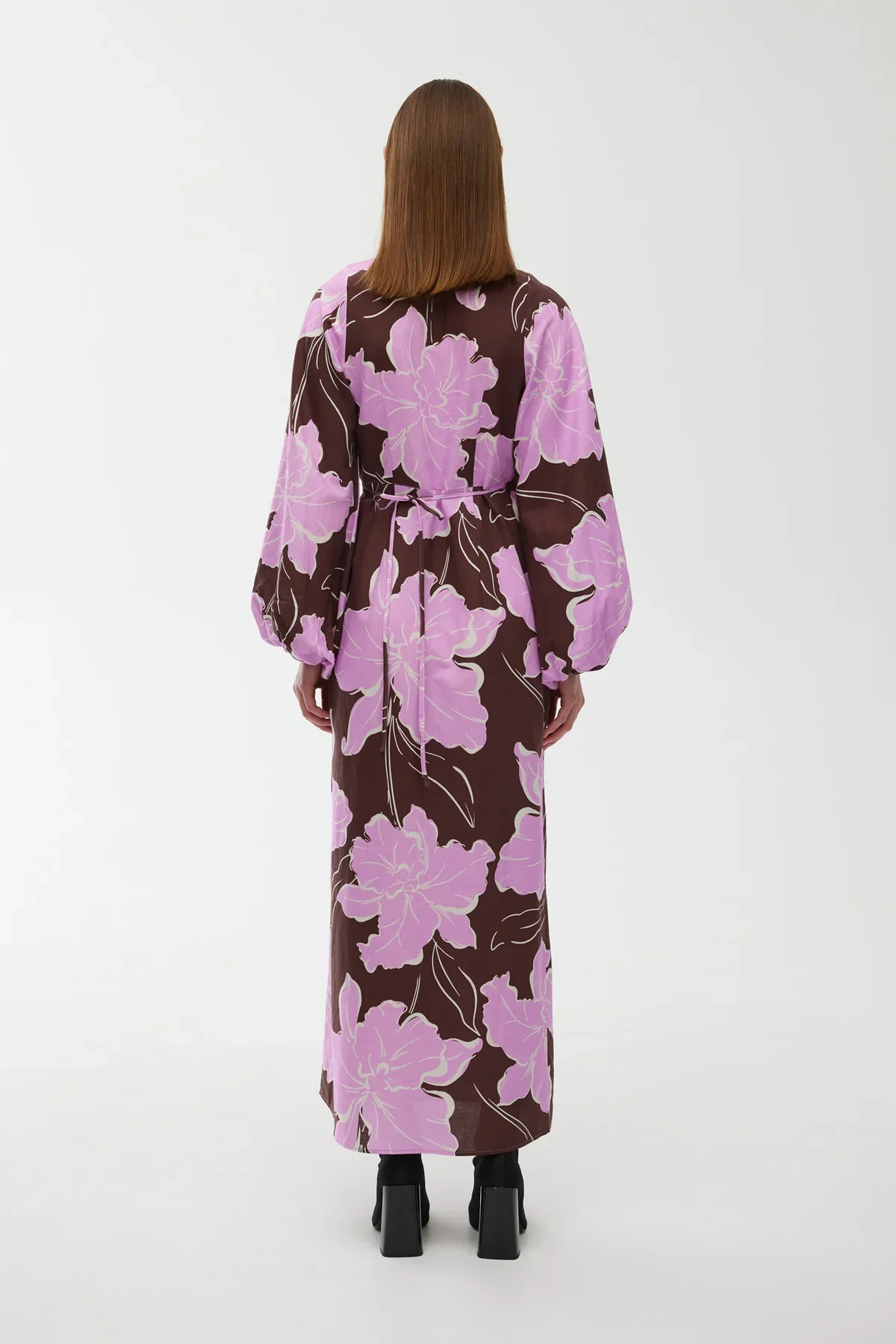 Ines Wrap Dress | Magnolia Bloom - Image 5