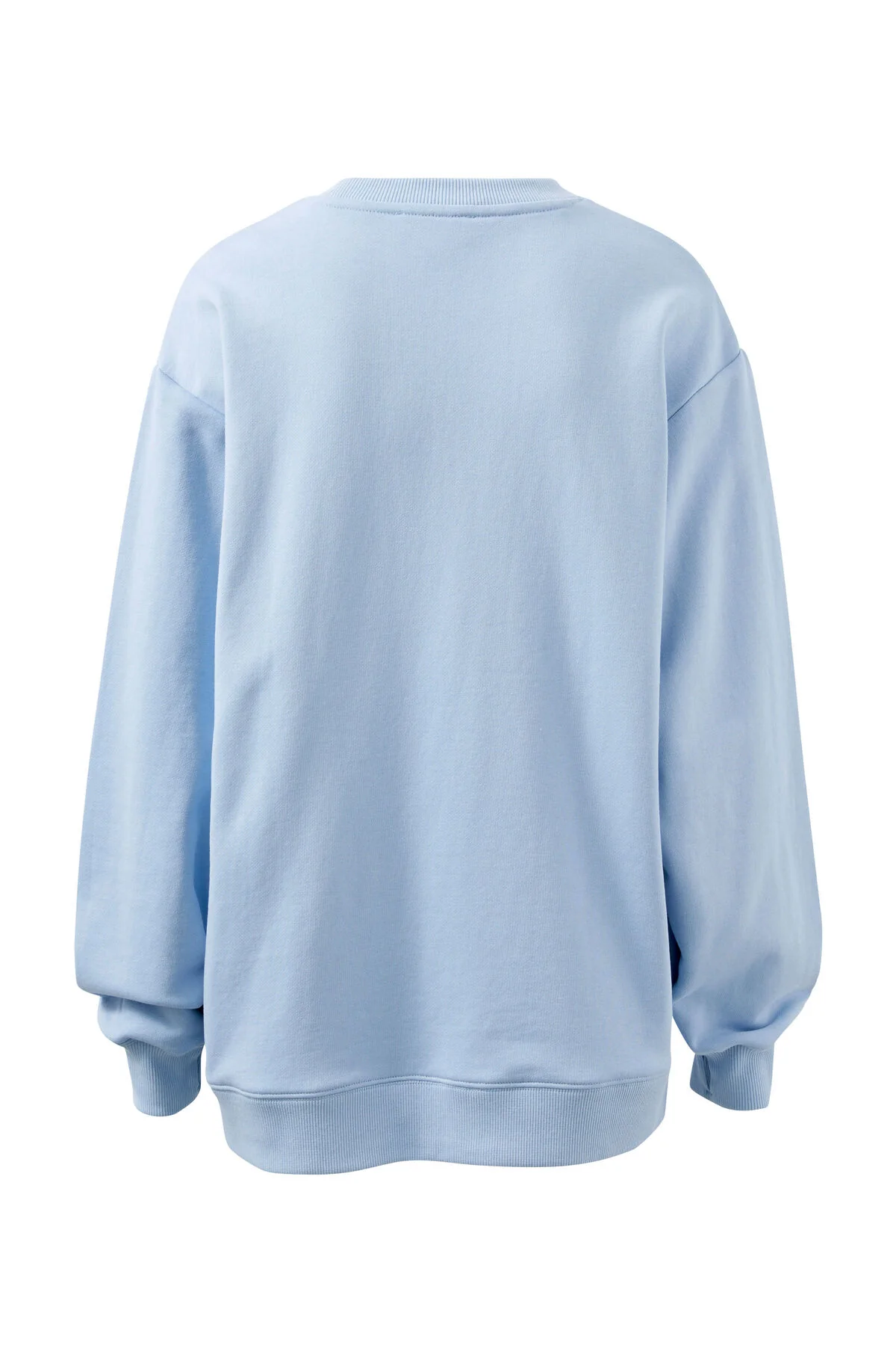Isla Oversized Slouchy Crew | Chalk Blue - Image 3