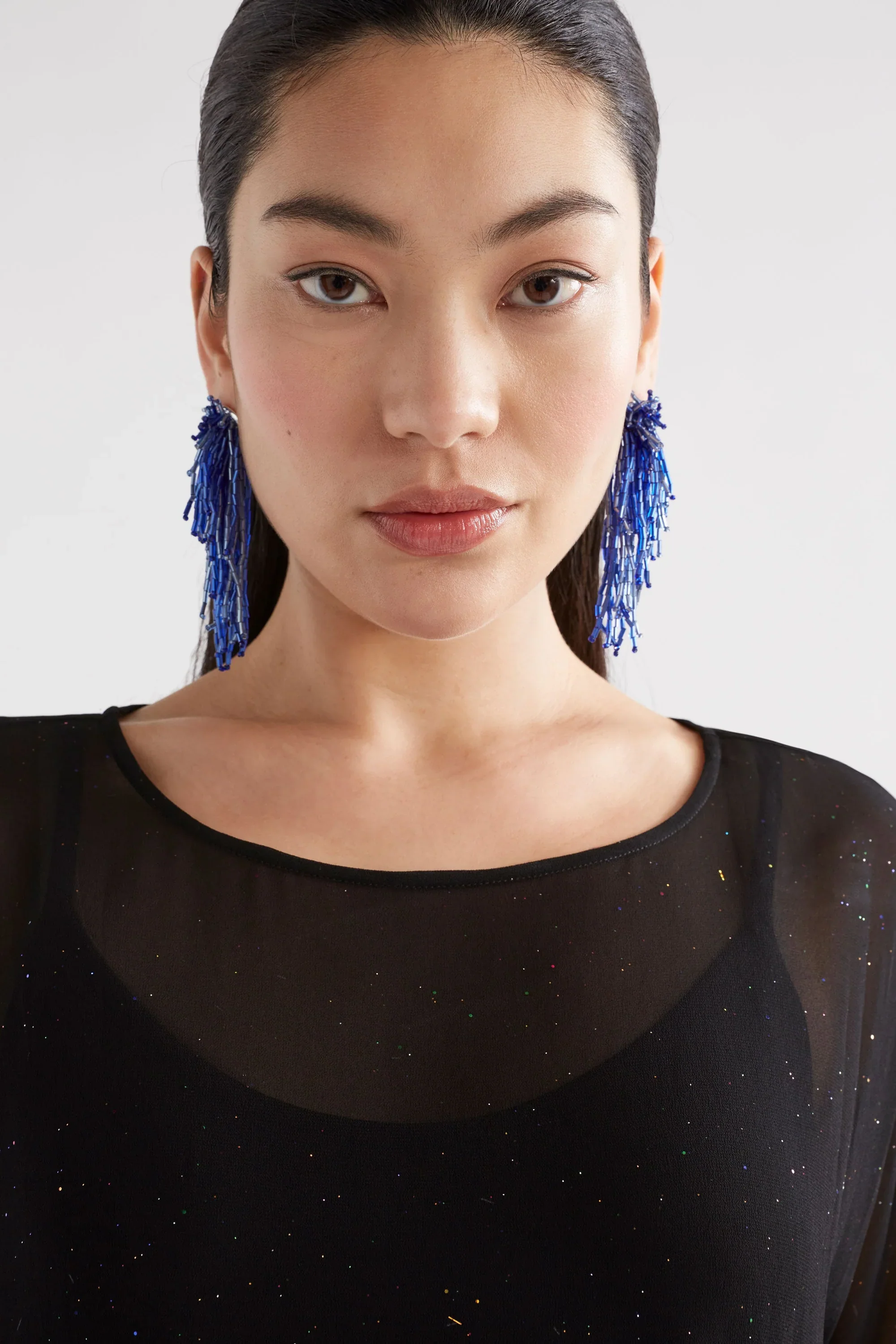 Karan Earring | Denim - Image 2