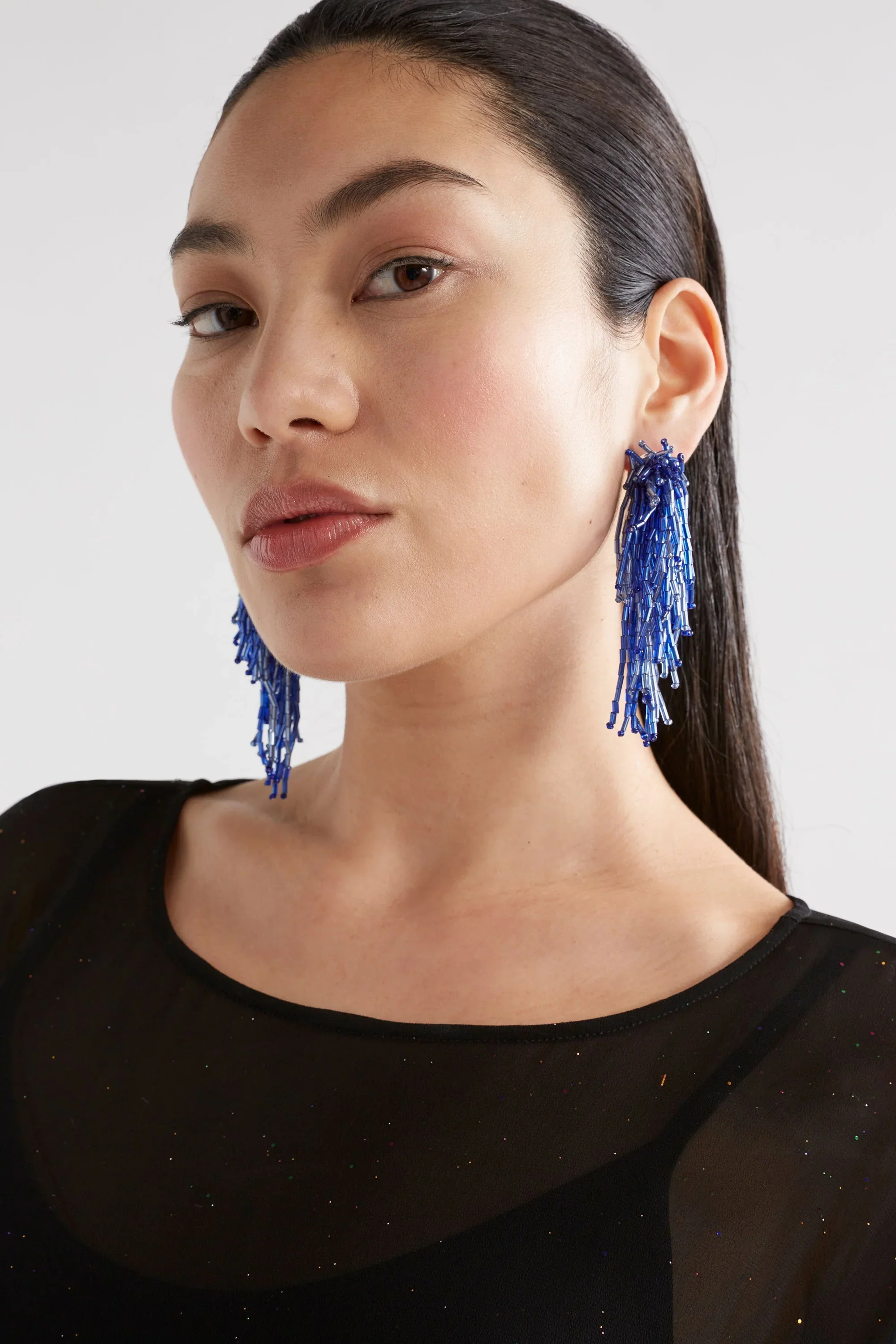 Karan Earring | Denim - Image 3