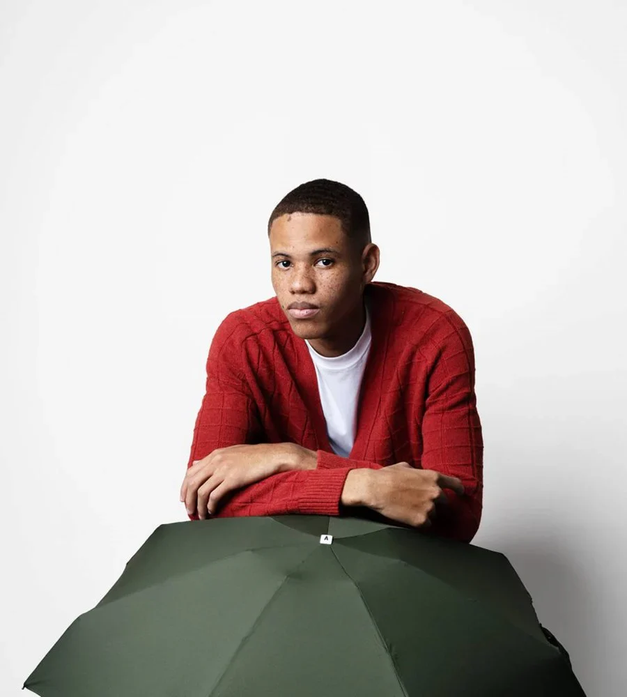 Khaki Micro-Umbrella | Leonard - Image 2
