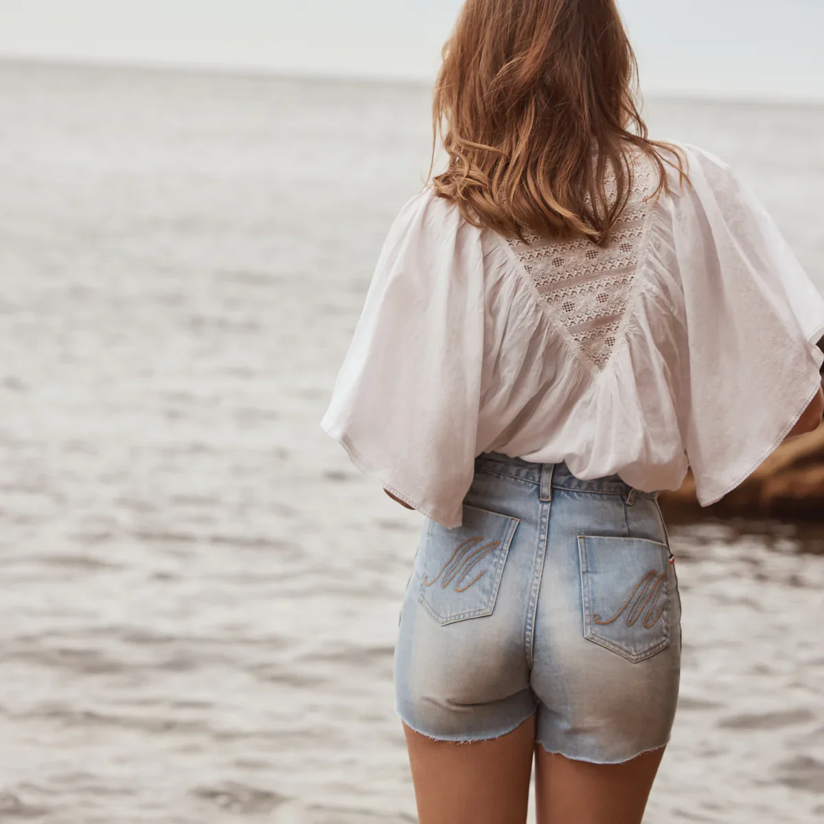L'Ange Blouse | Chalk - Image 5