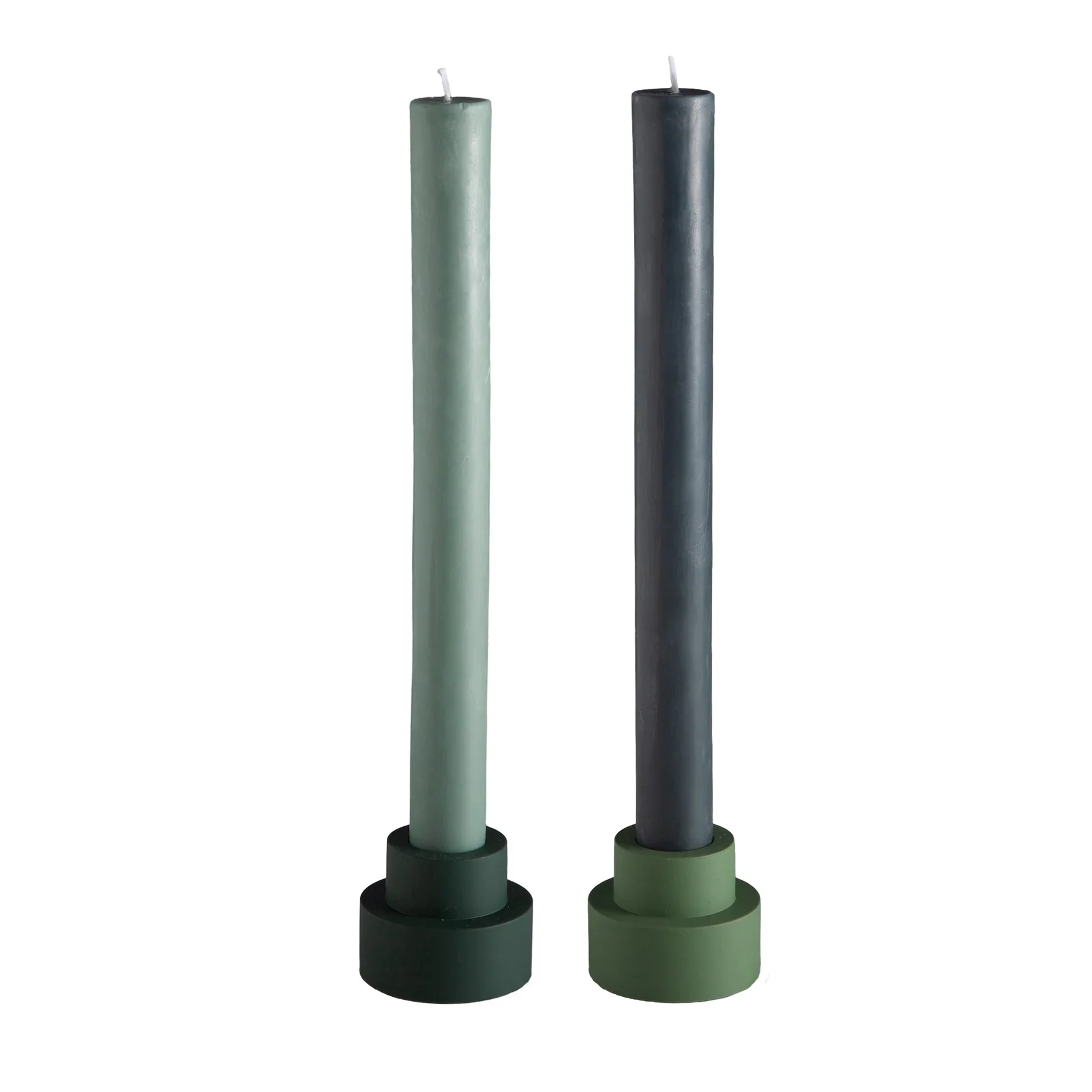 sage + olive | escc dinner candle | soy-blend unscented candles - Image 3