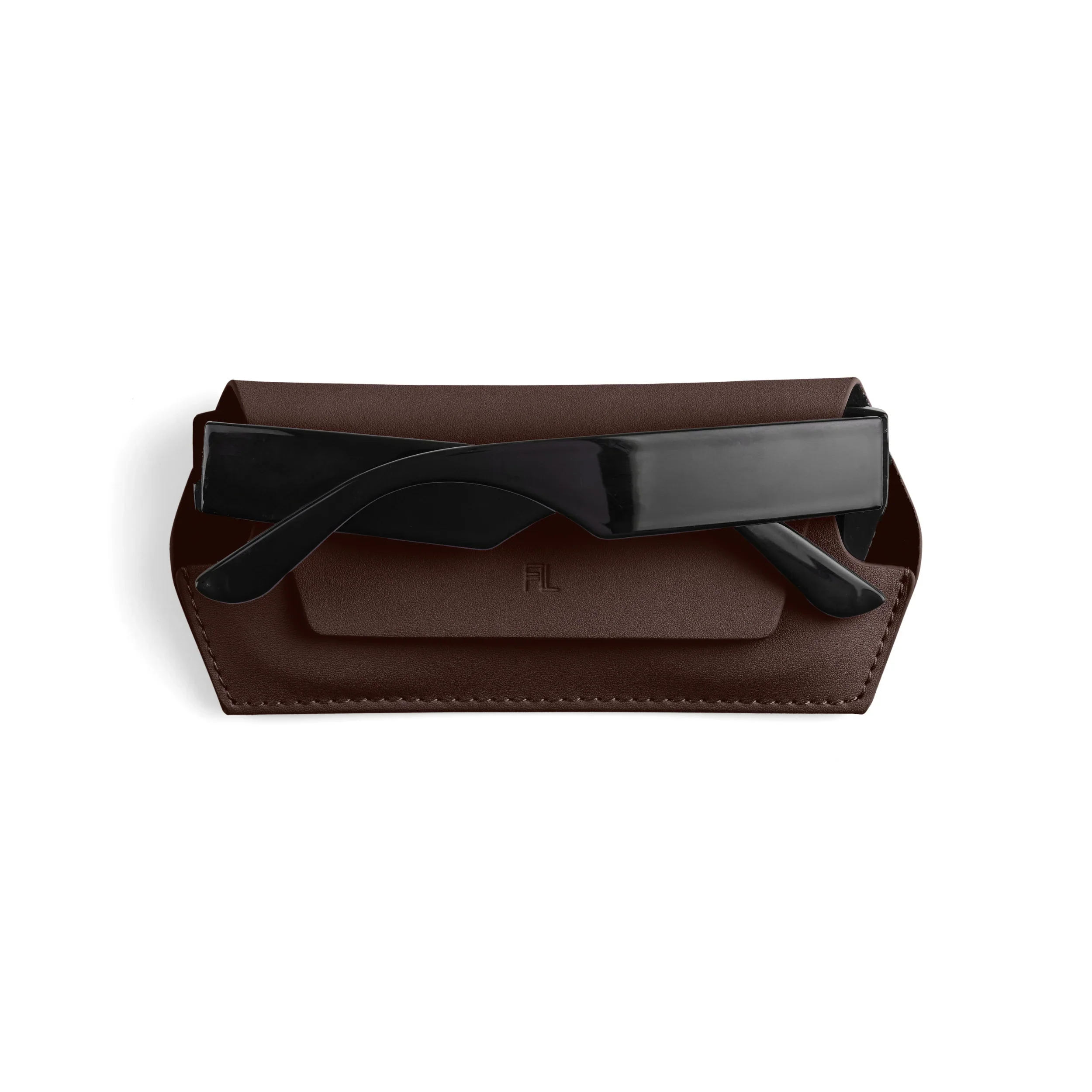 Leather Glasses Case | Chocolate - Image 6