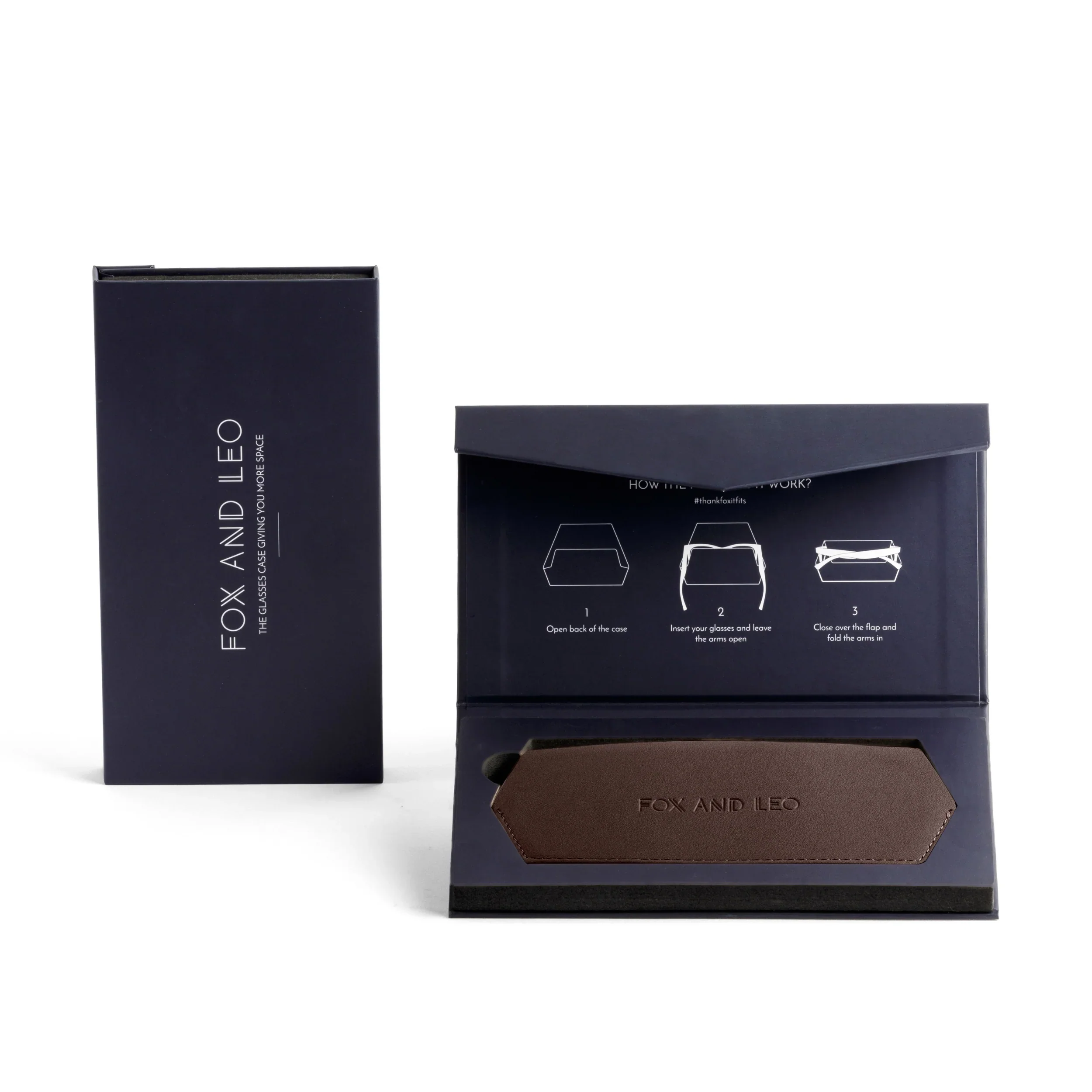 Leather Glasses Case | Chocolate - Image 7
