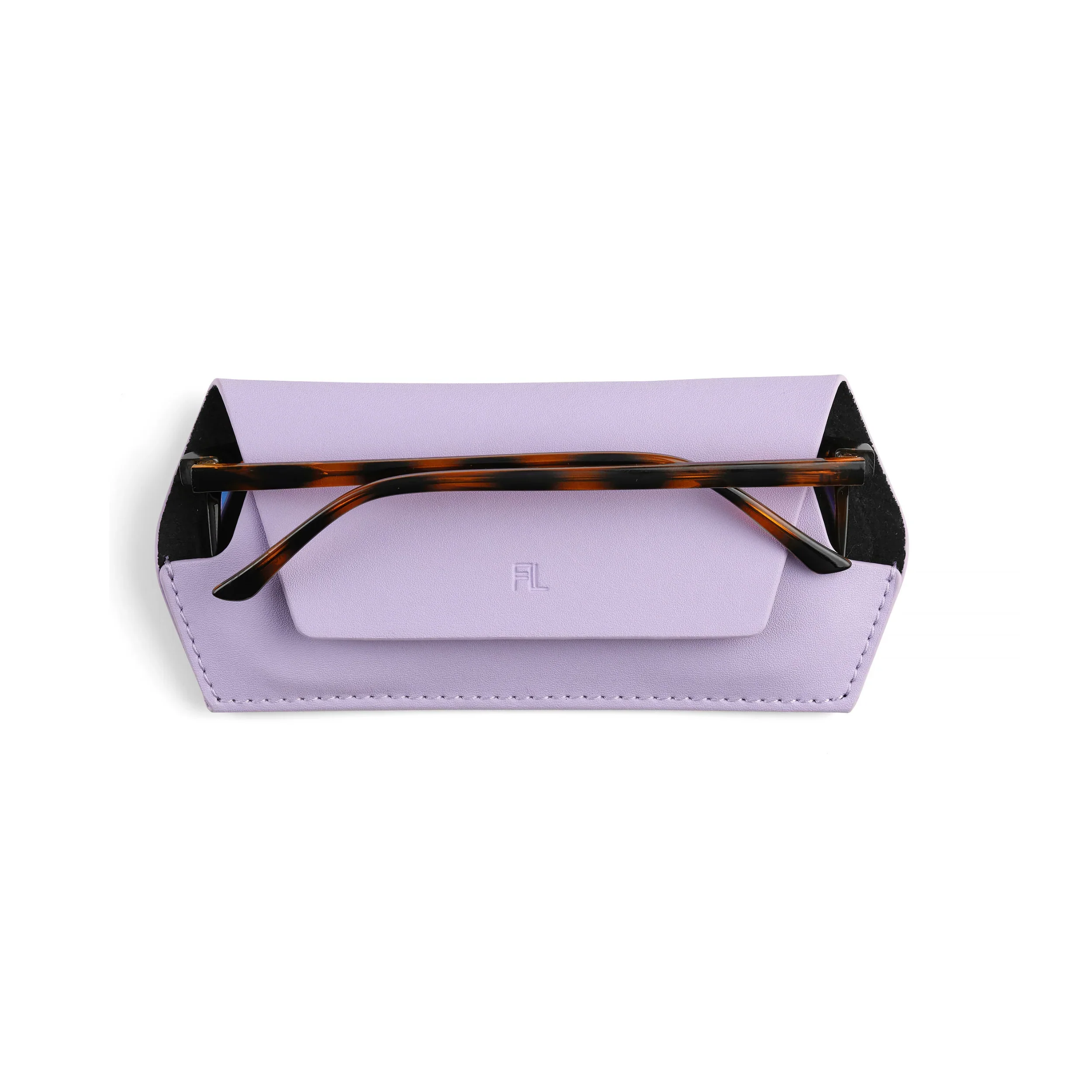 Leather Glasses Case | Lilac